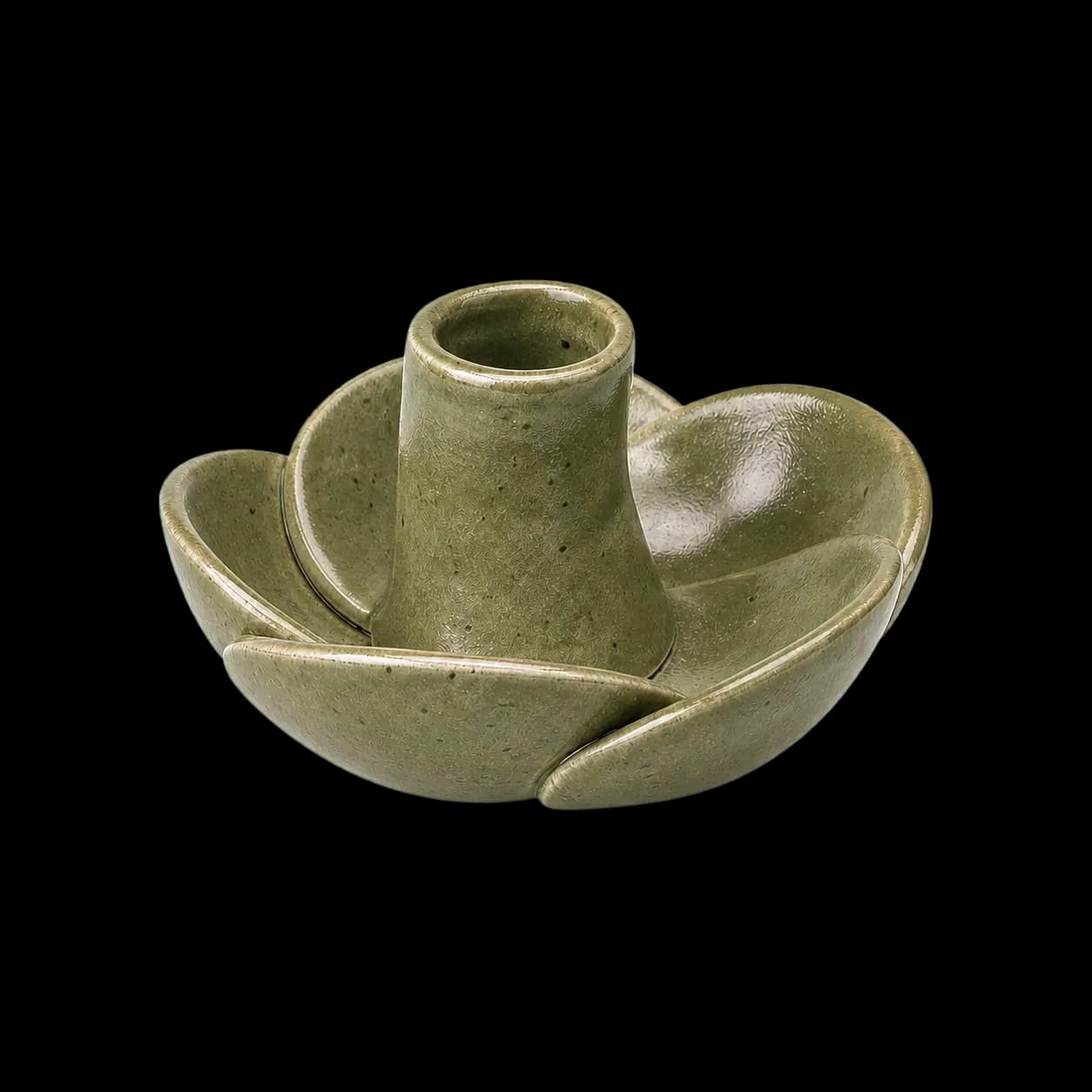 Bloom Candleholder — #7B8062