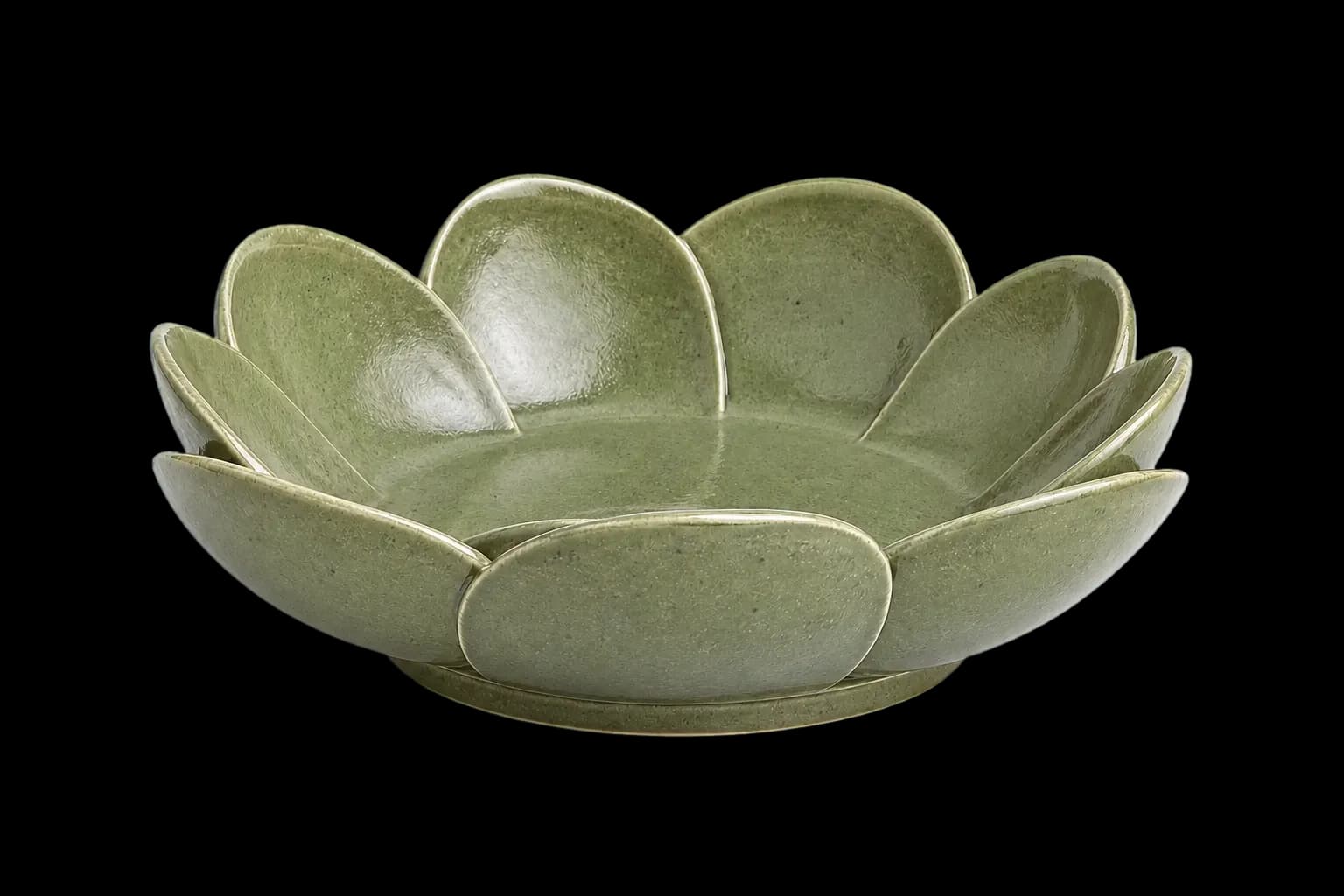 Bloom Centerpiece Bowl — #7B8062