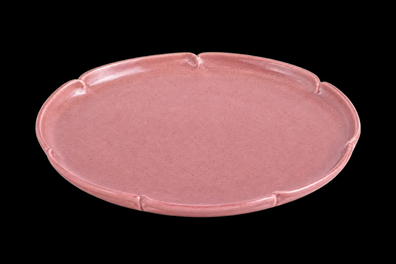 Bloom Dinner Plate — #C88C91