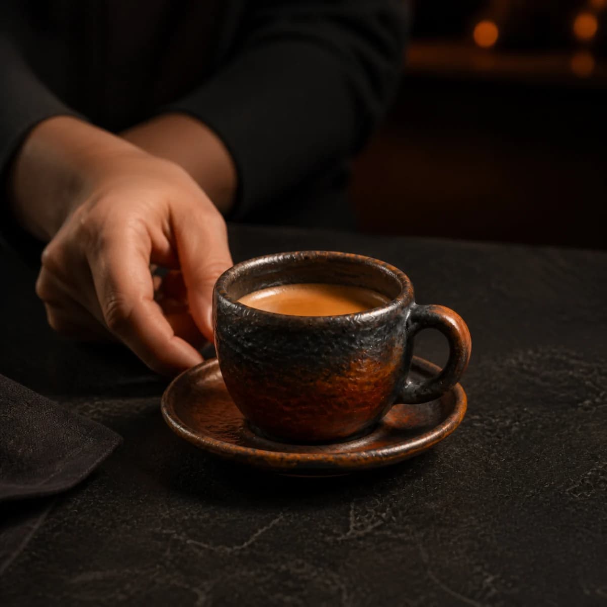 Ember Espresso Cup & Saucer
