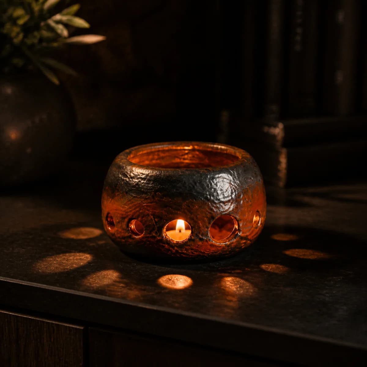 Ember Lantern Candleholder