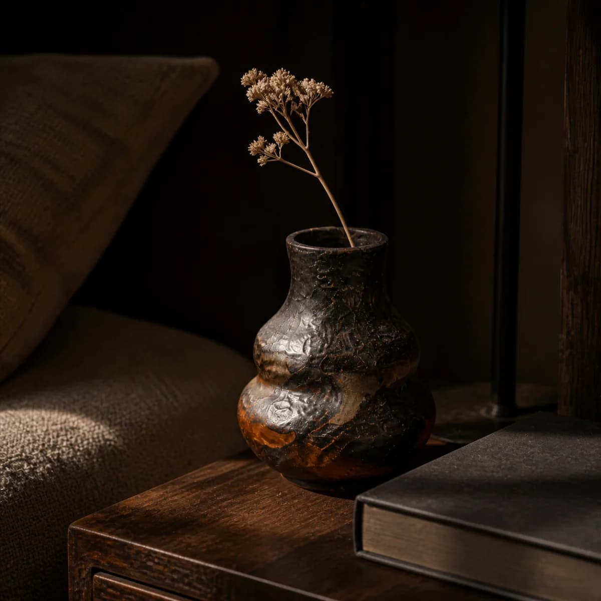 Ember Sculptural Bud Vase