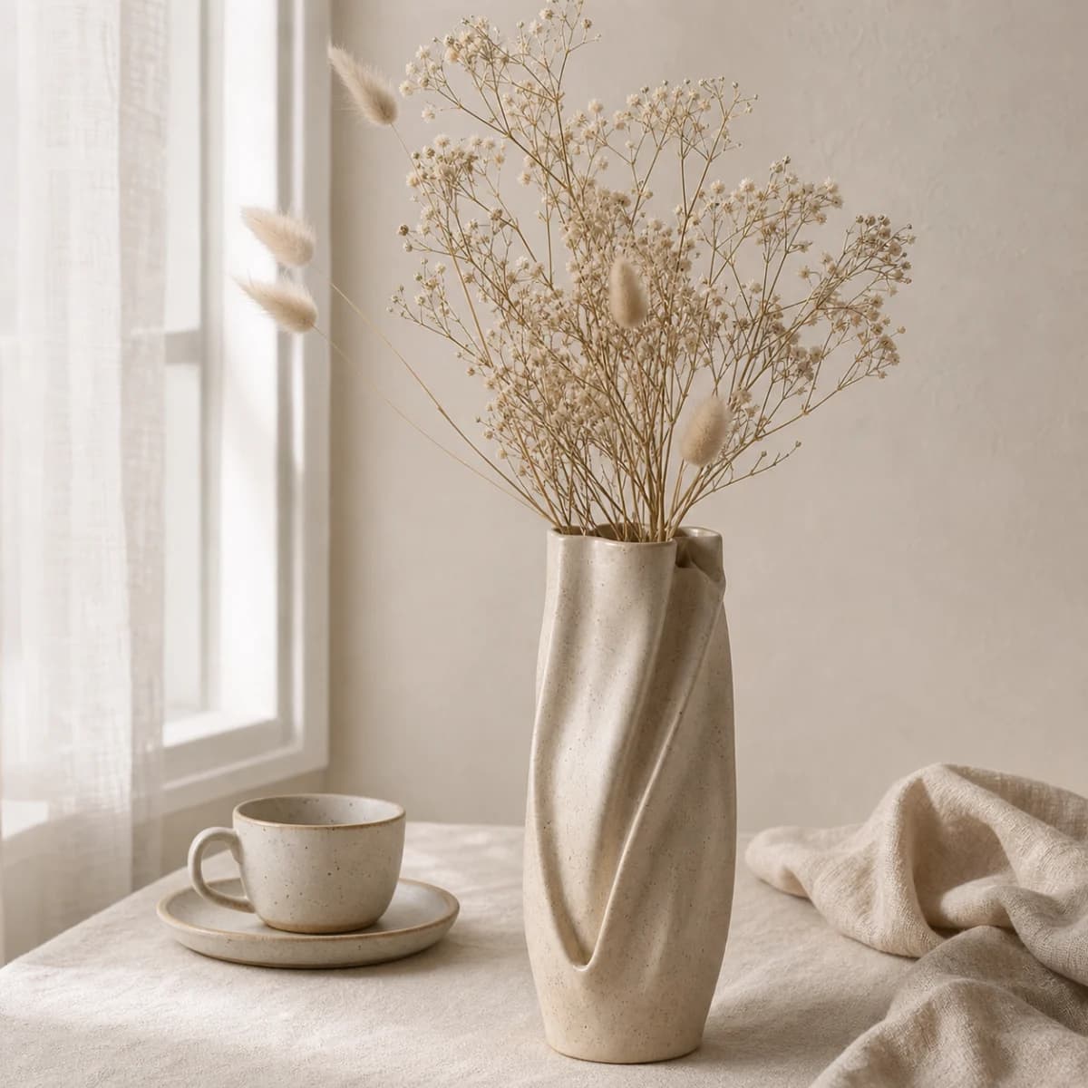 Fold Tall Vase