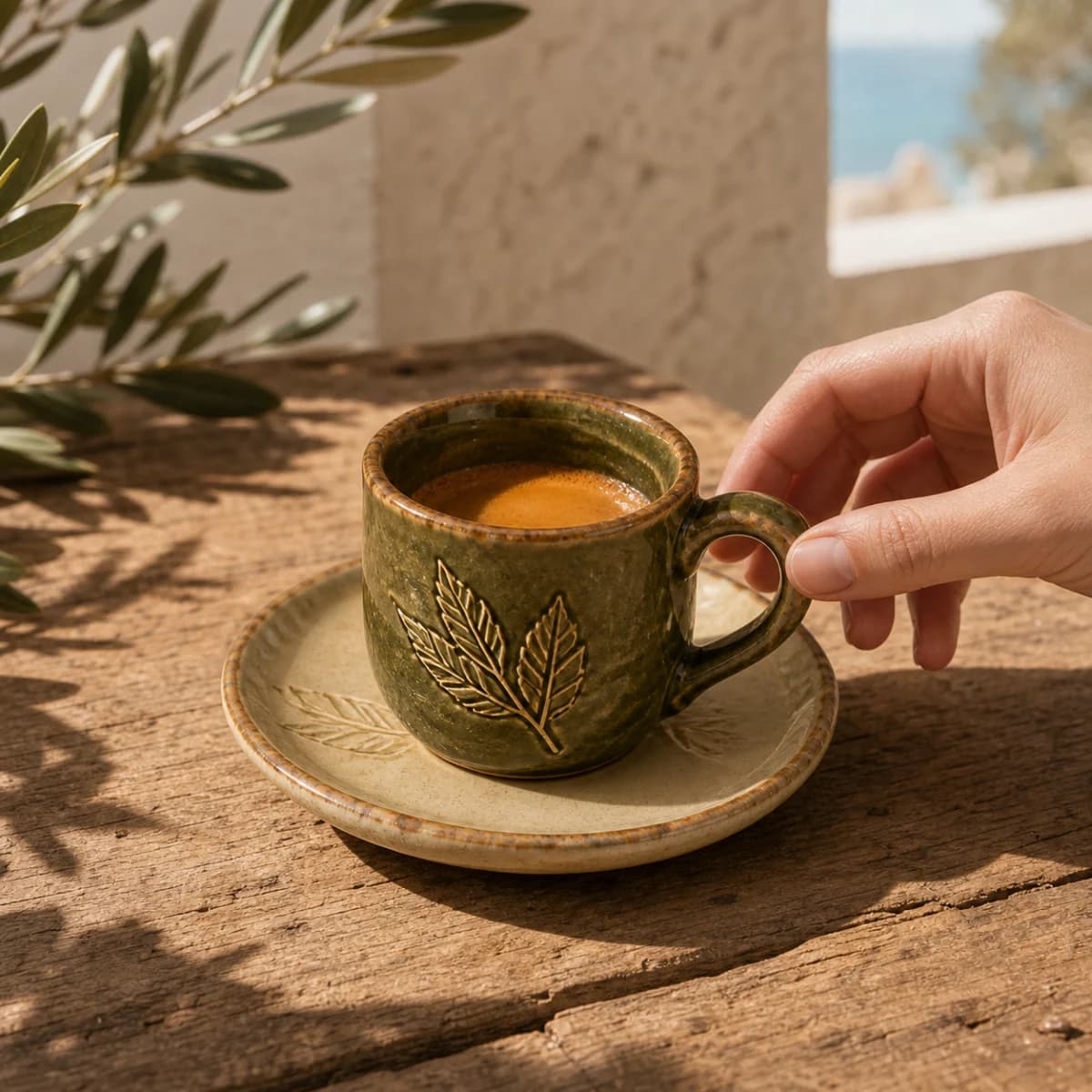 Grove Espresso Cup & Saucer