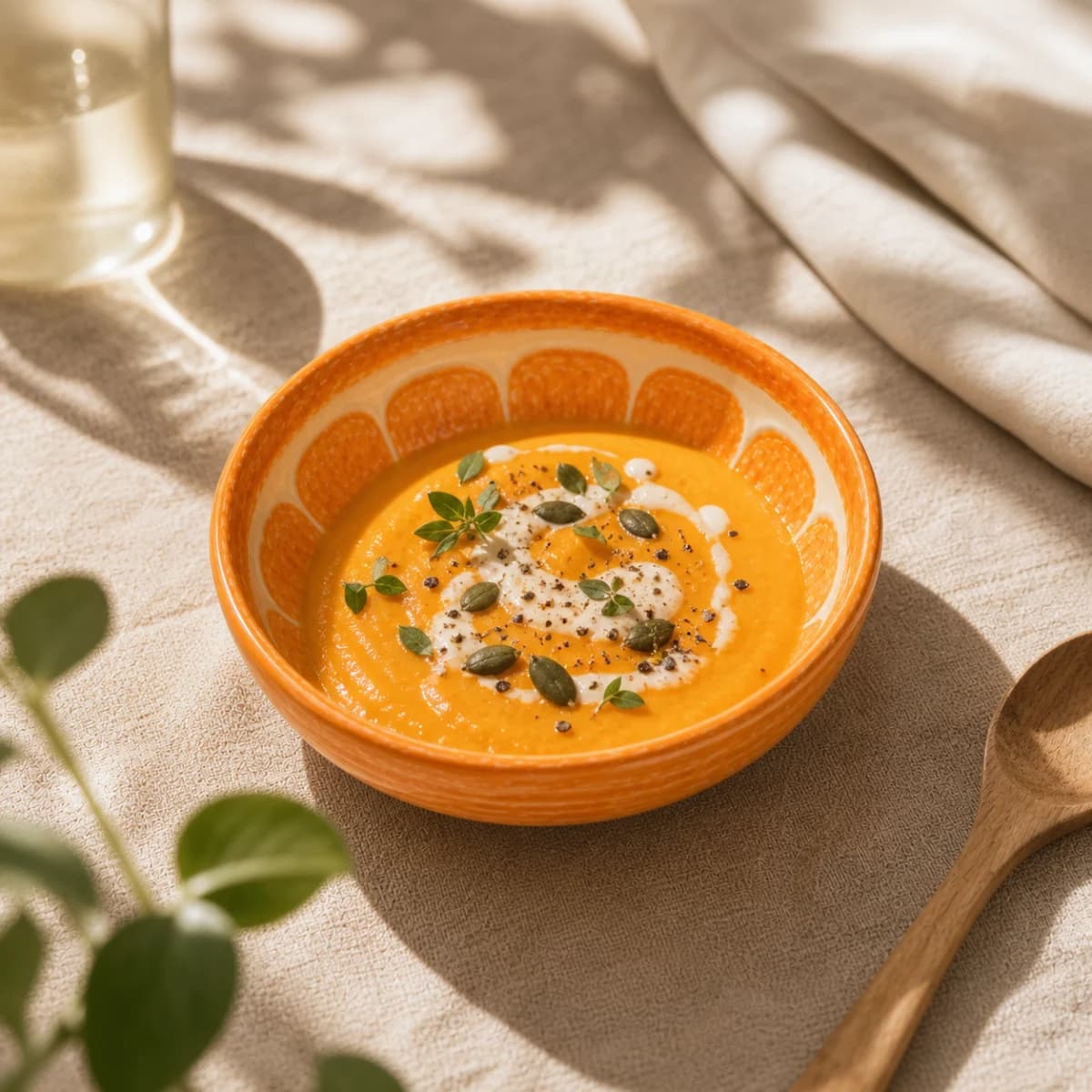 Orange Deep Bowl