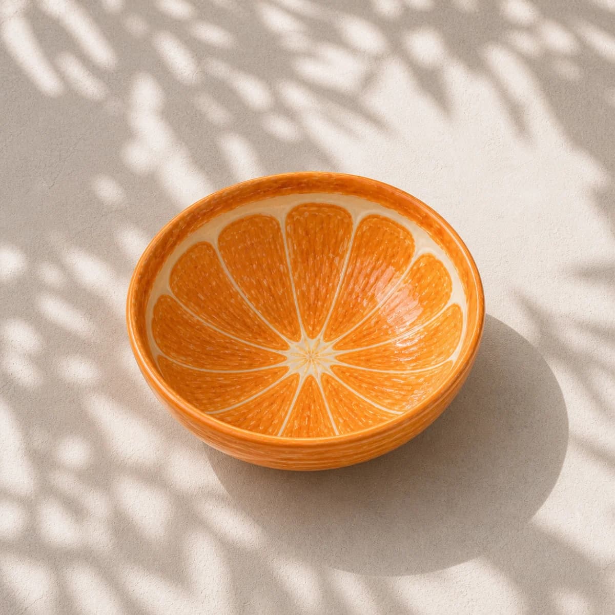Orange Deep Bowl