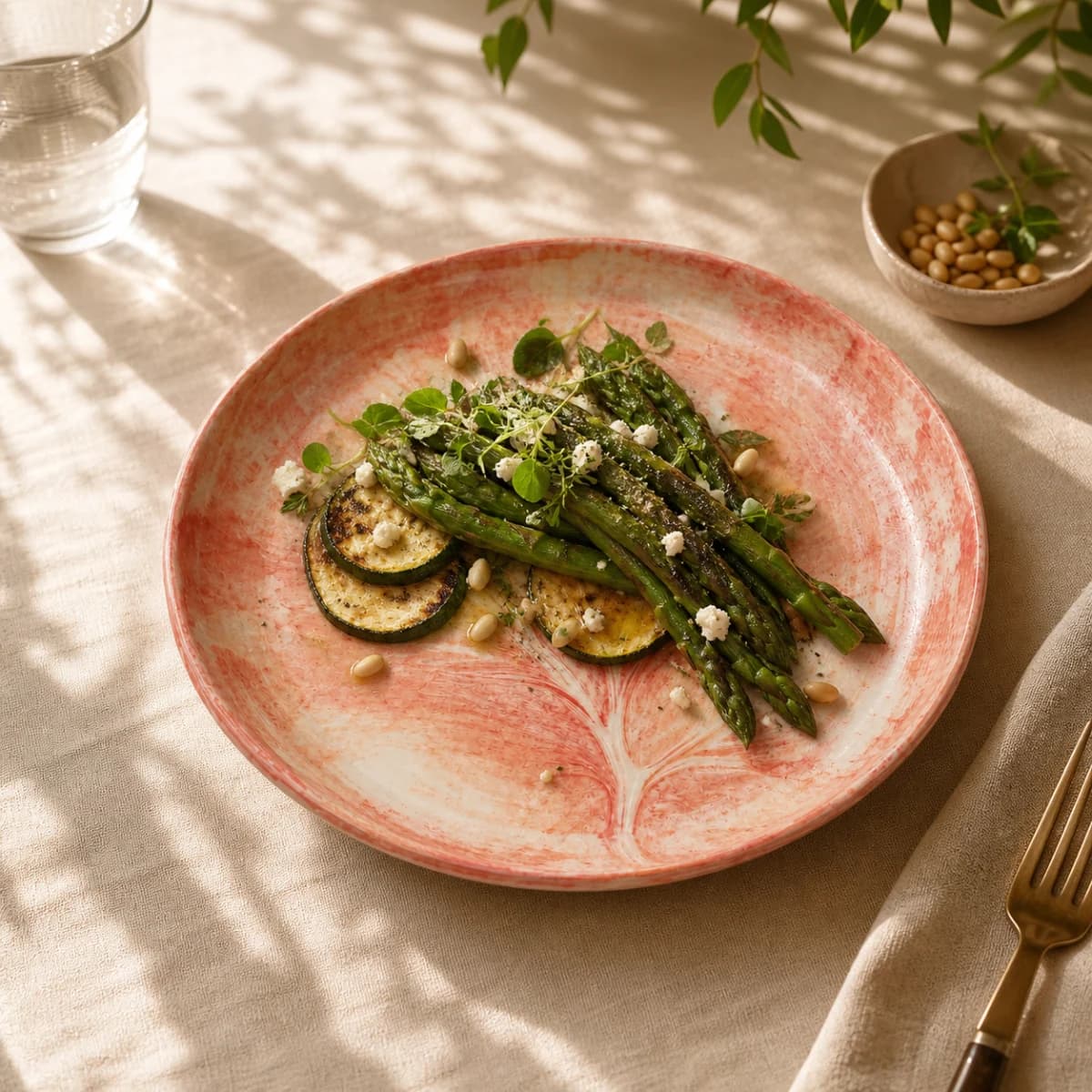 Peach Flat Plate