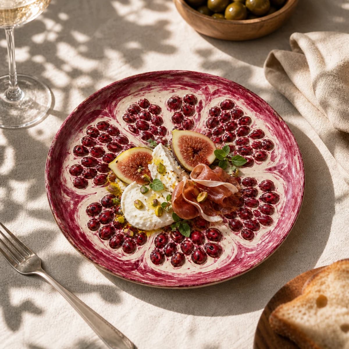 Pomegranate Flat Plate