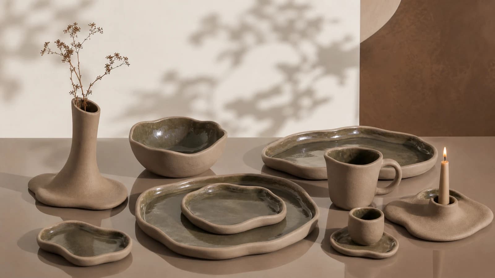 Puddle handmade ceramic collection