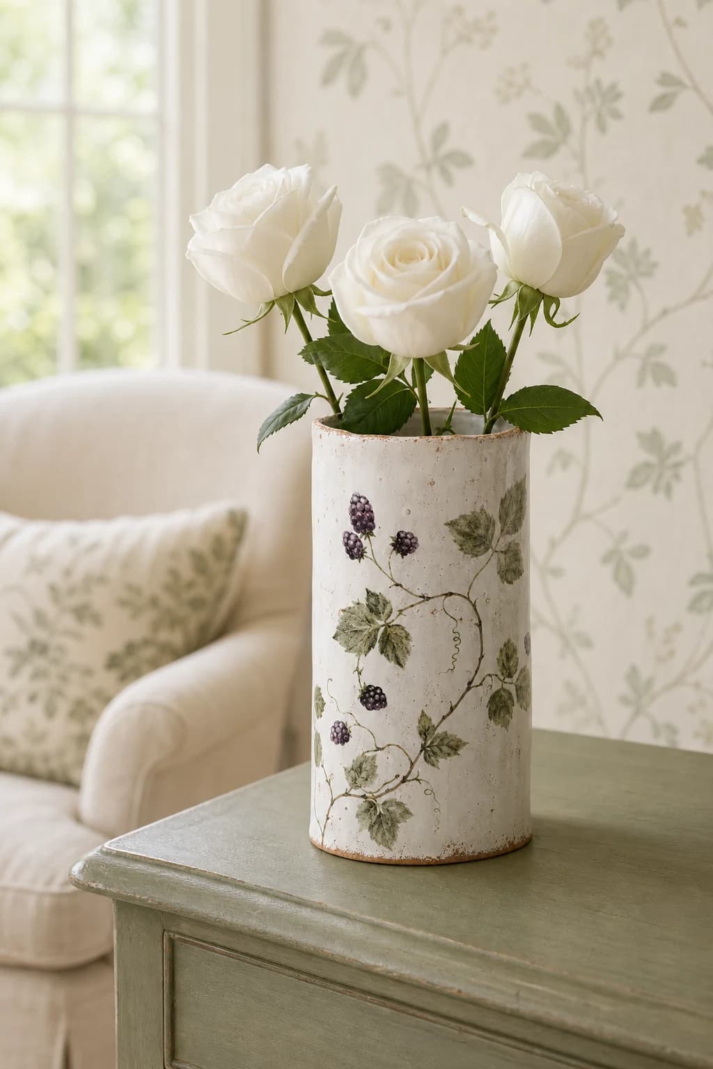 Berry Vine Vase