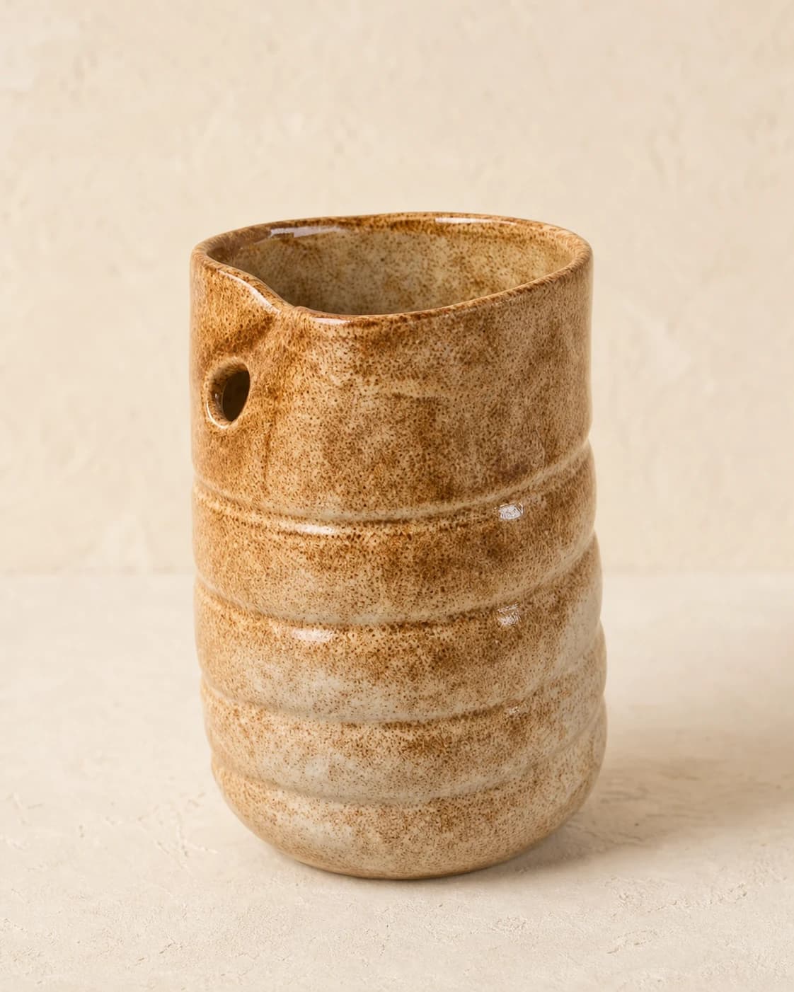 Sandstone Straw Tumbler — #C49A6C