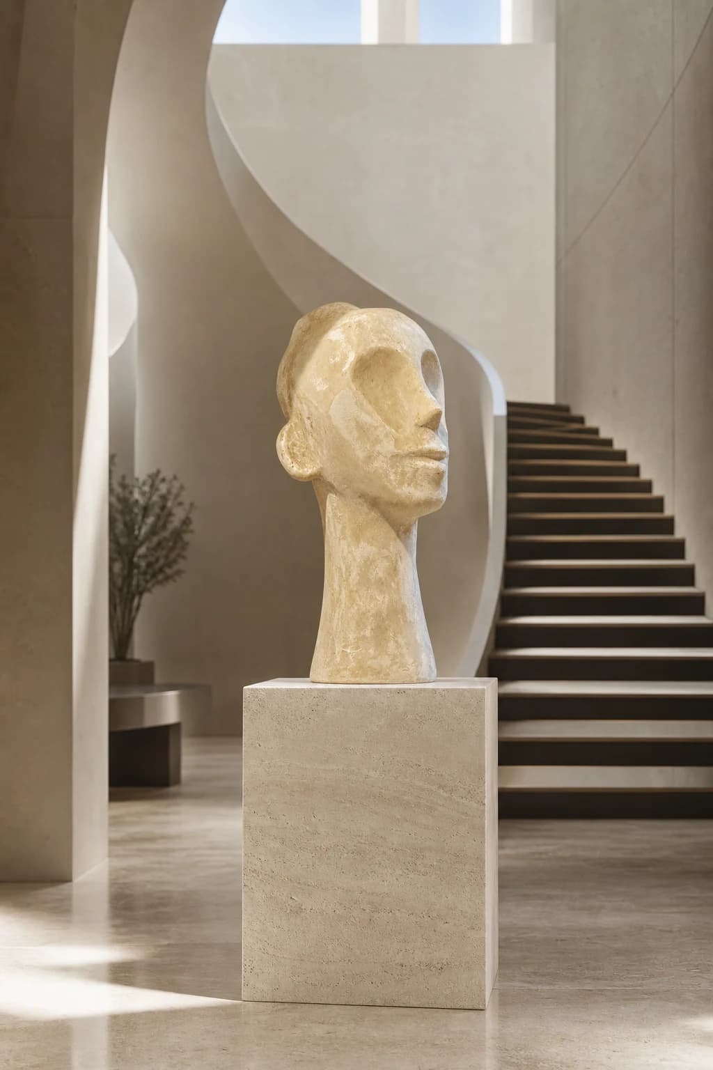 Elongated Profile Sculpture