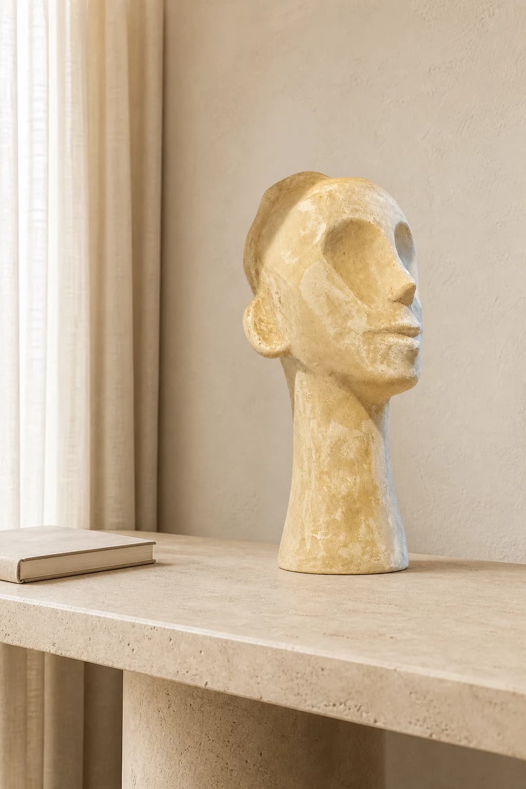 Elongated Profile Sculpture — in a real space