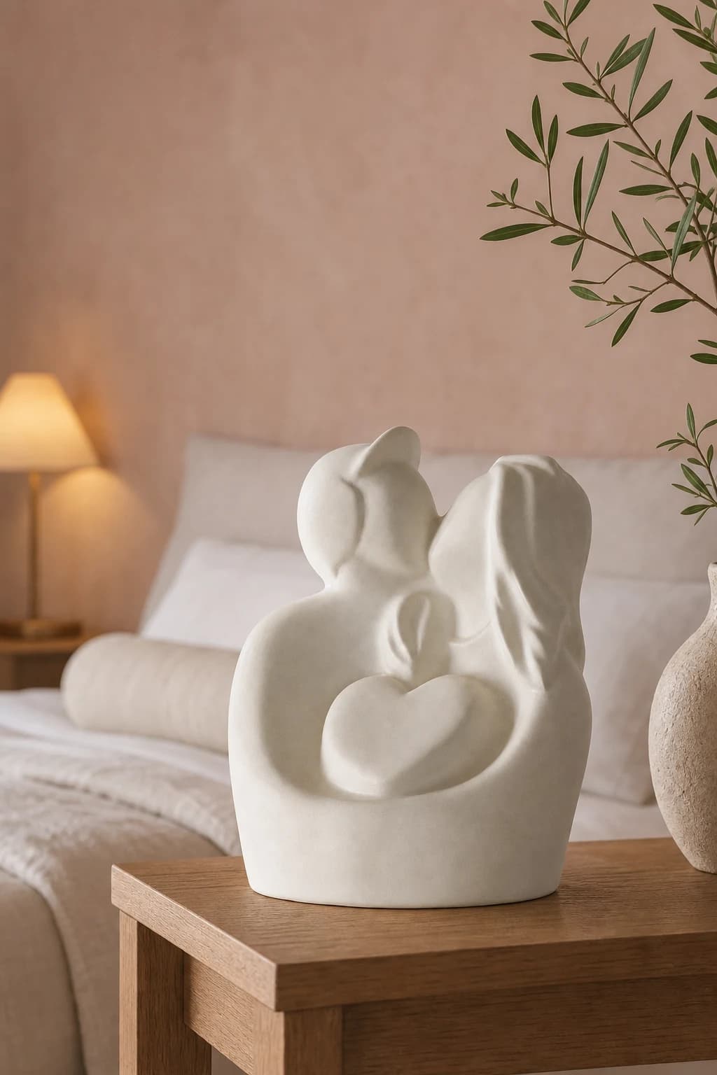 Embrace Heart Sculpture
