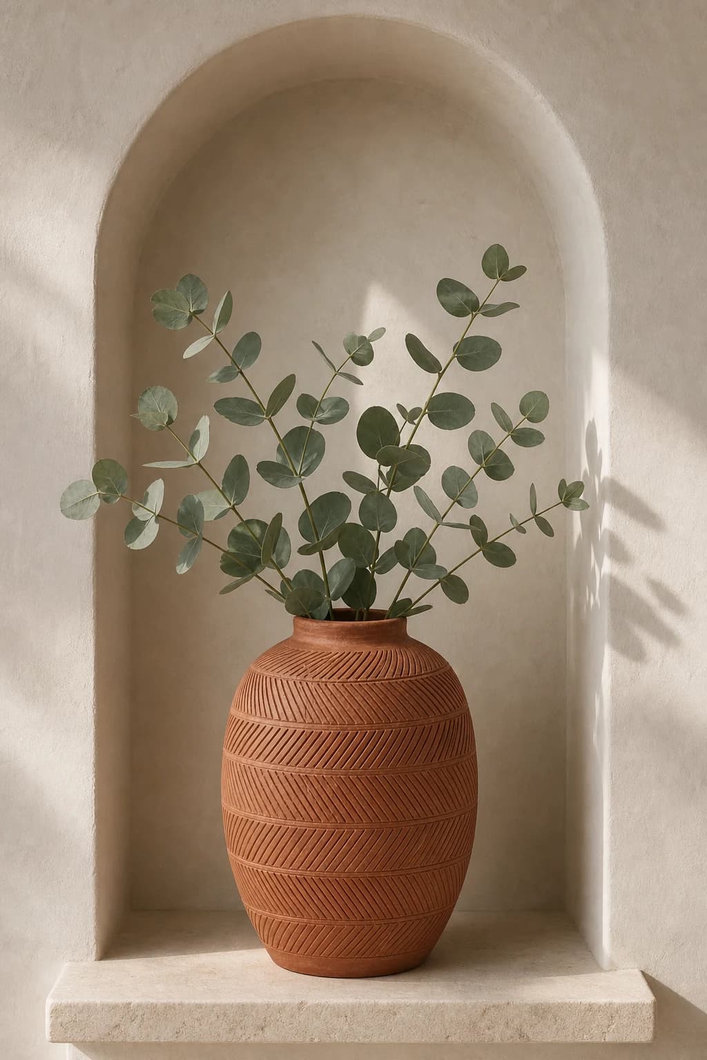 Herringbone Barrel Vase