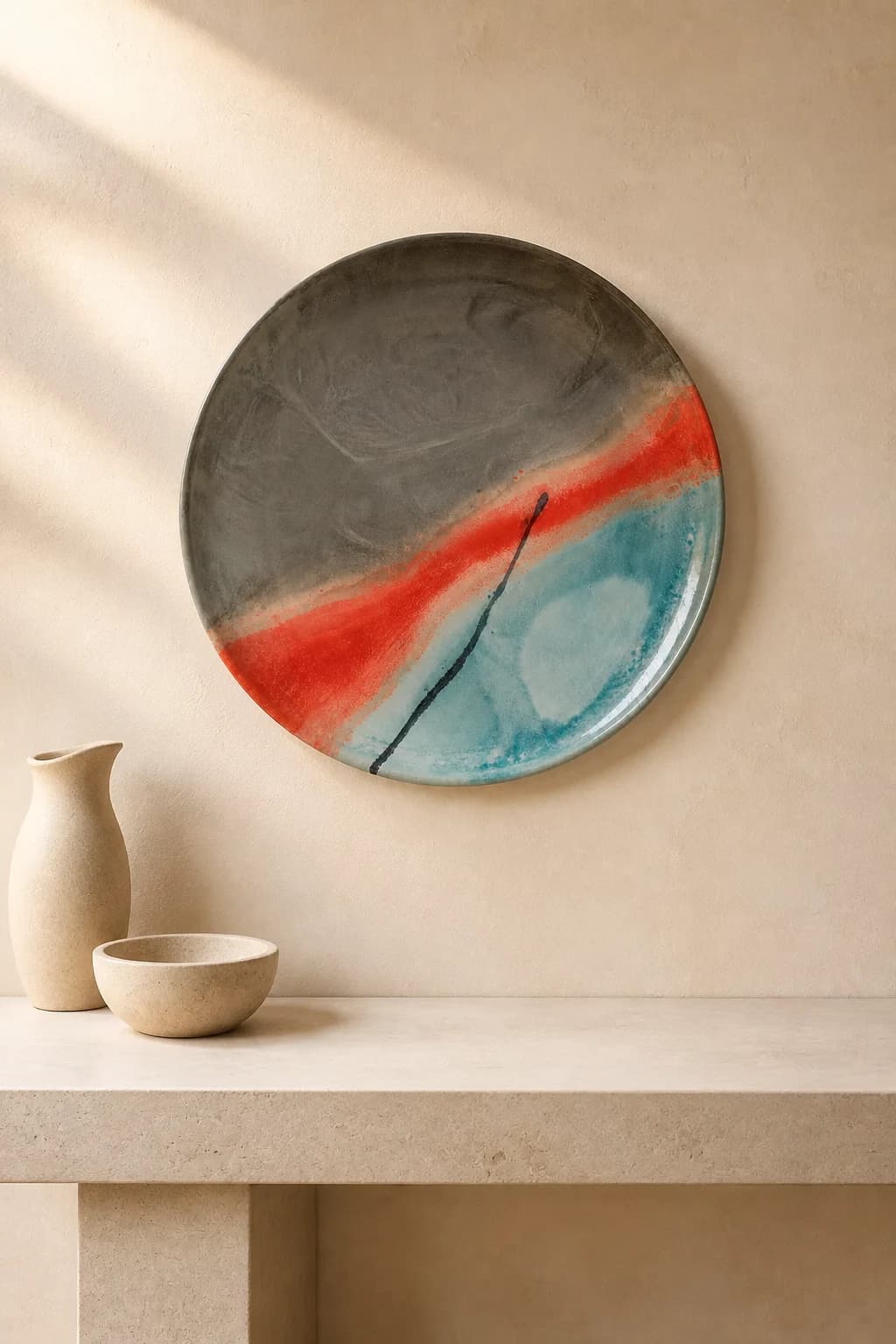 Horizon Art Plate — in a real space