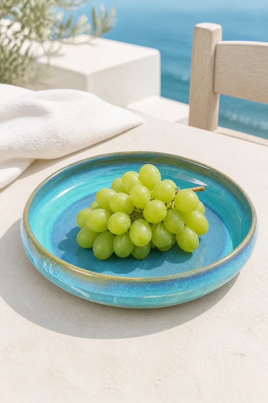 Lagoon Glaze Plate