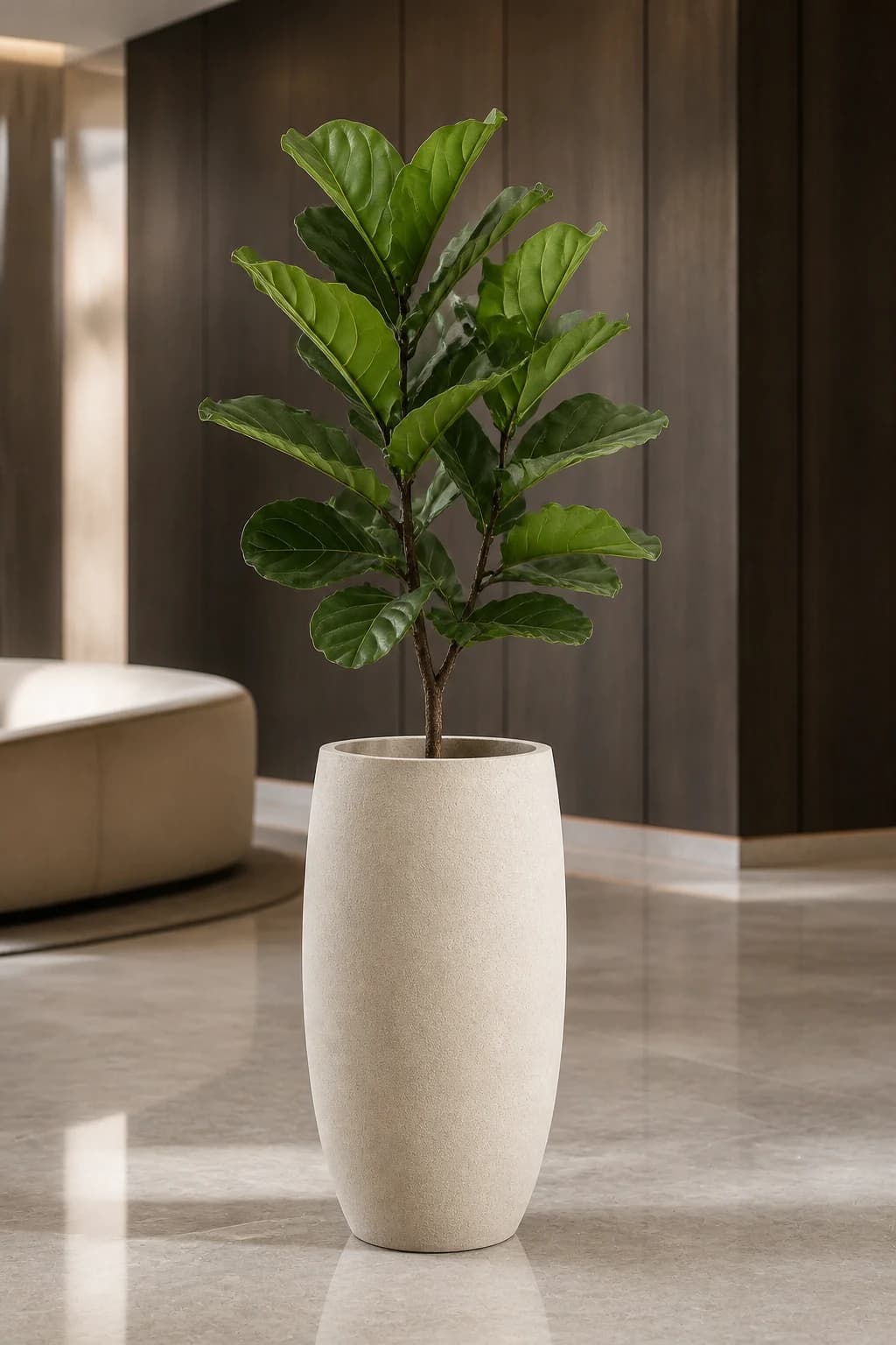 Minimal Barrel Planter