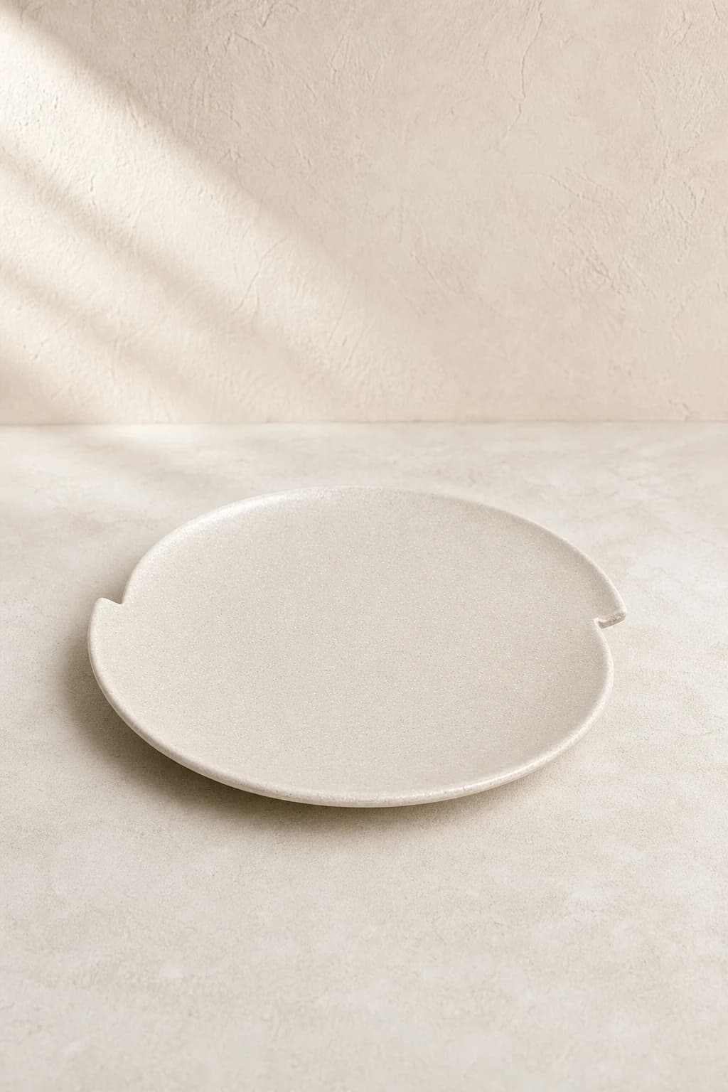 Notched Serving Plate