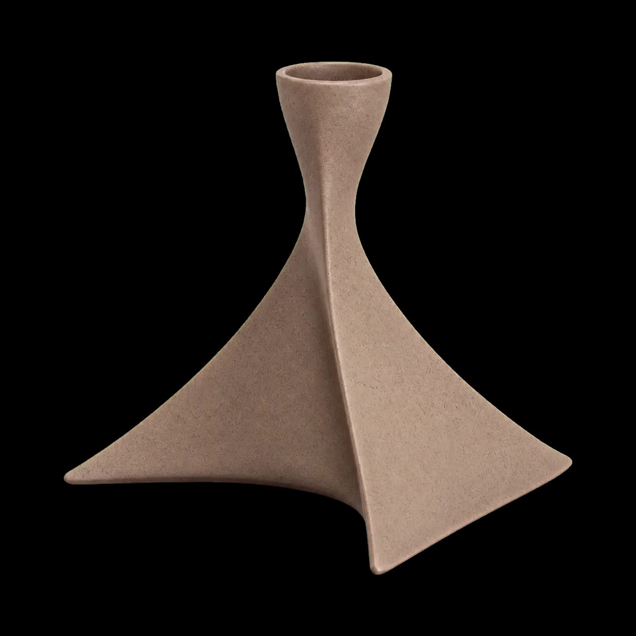Tension Candleholder — #9B8878