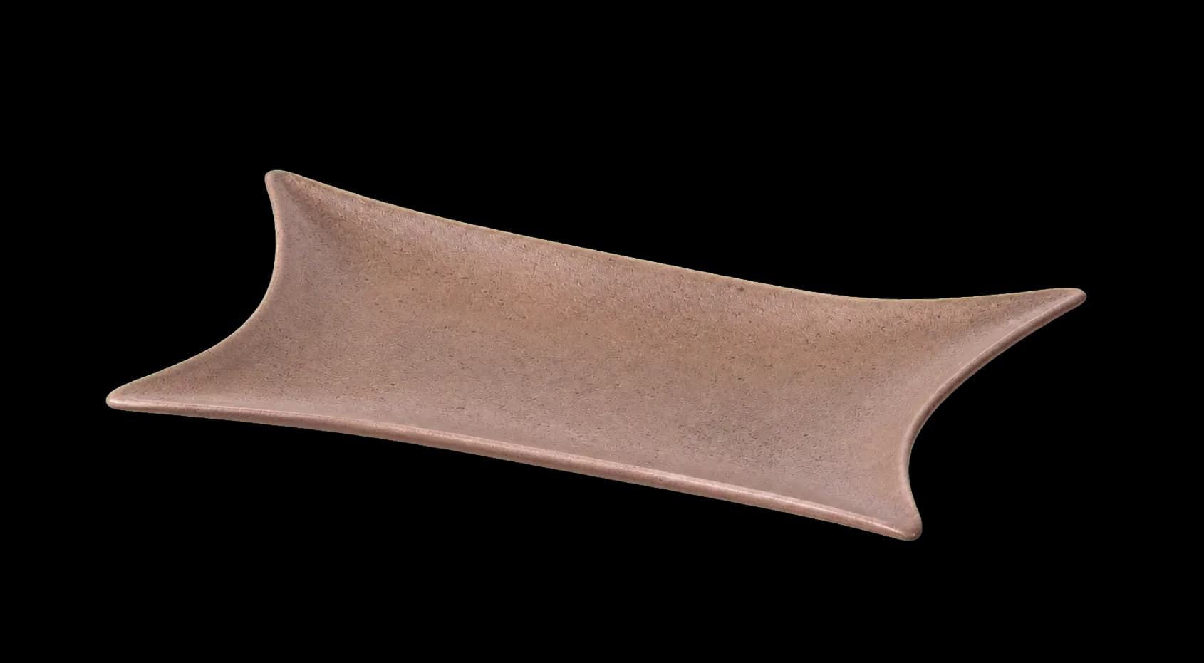 Tension Sculpted Platter — #9B8878