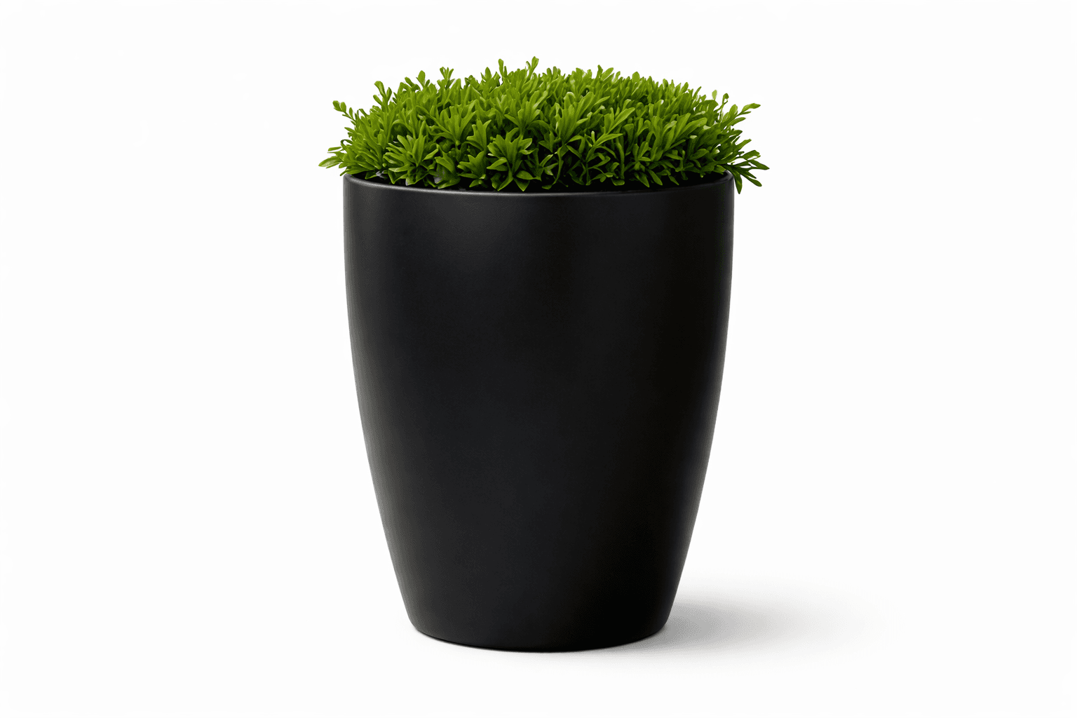 Noir Round Planter