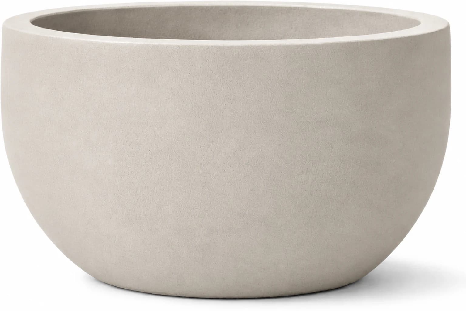 Dune Concrete Bowl — #C7C2BA